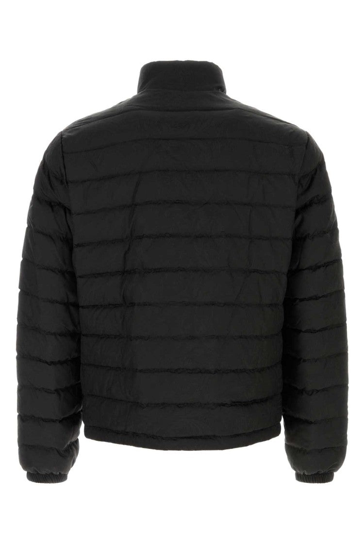 Versace Black Nylon Down Jacket
