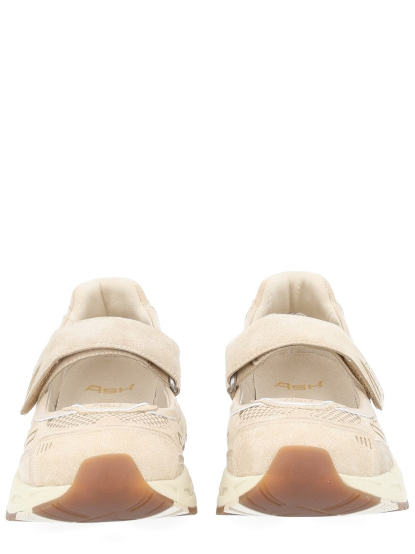 Ash Mary Jane Strap Suede Overlays Sneakers