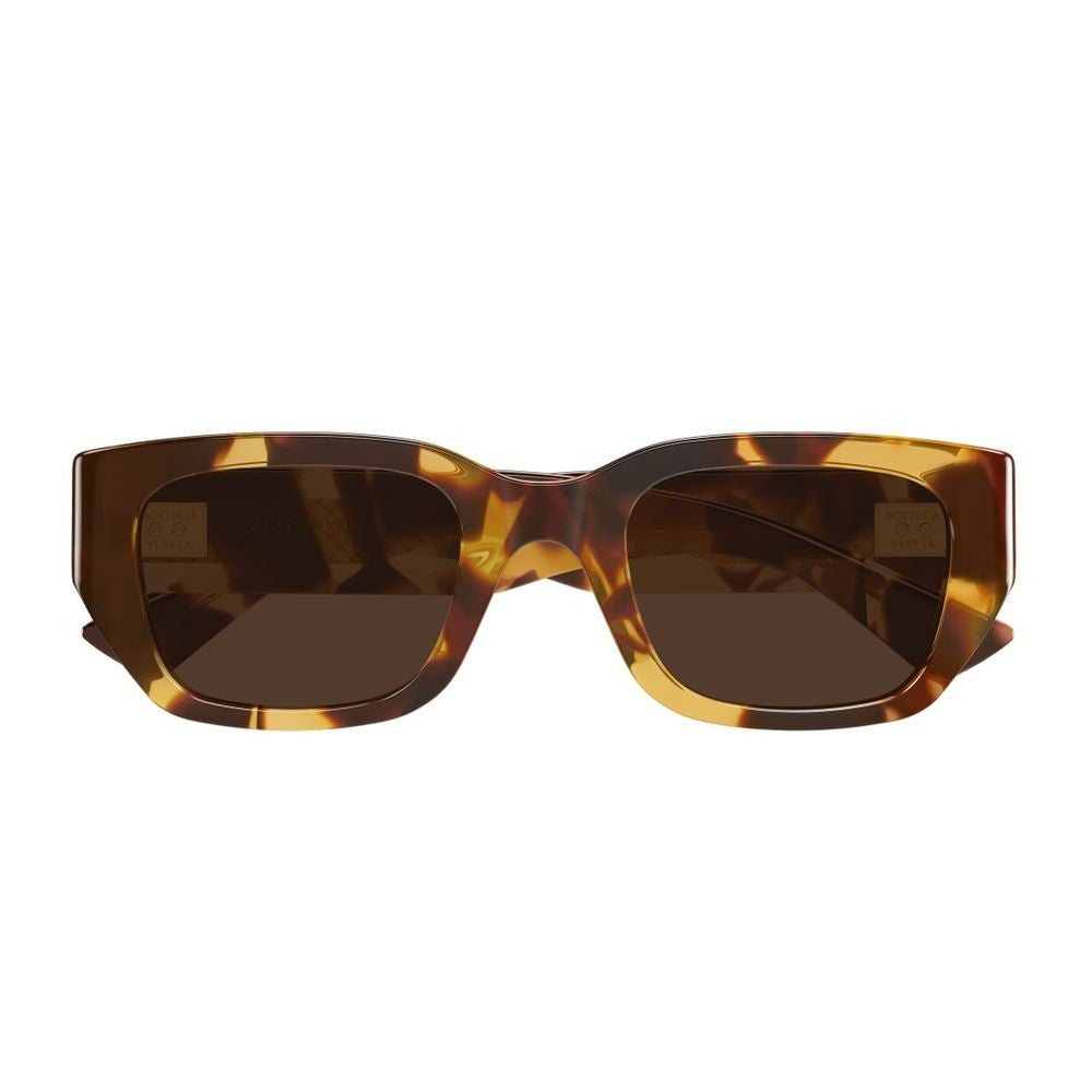 Bottega Veneta Bv1400s Intrecciato Line Squared Acetate Sunglasses