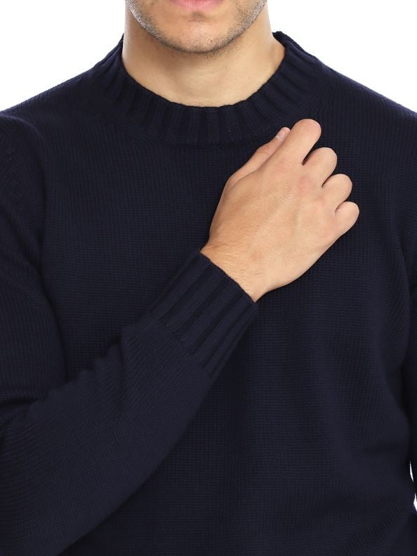 Filippo De Laurentiis High Crew Neck Extra-Fine Merino Wool Sweater