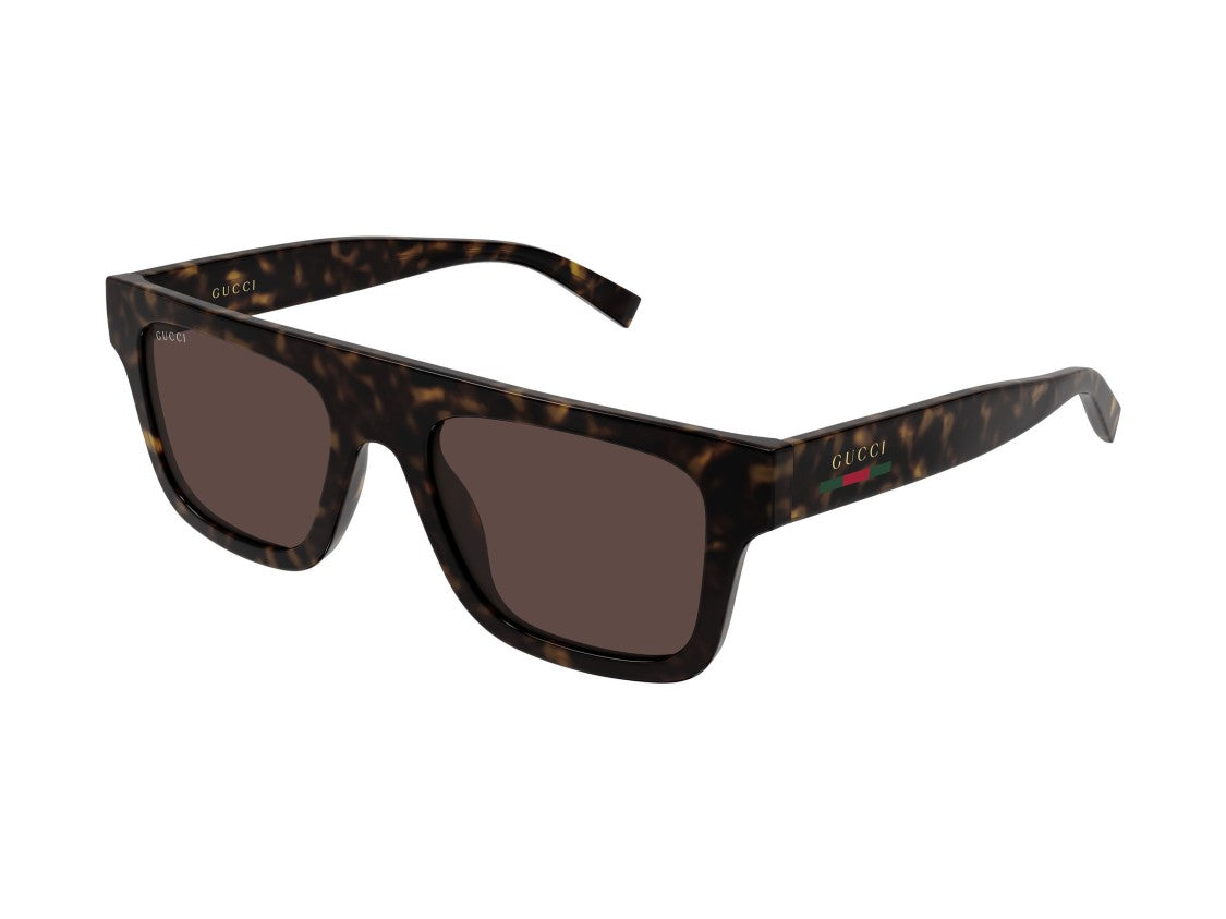 Gucci Tortoiseshell Gg2235s Oversized Square Sunglasses