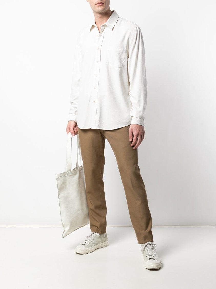 Our Legacy Silk-Cotton Blend White Shirt