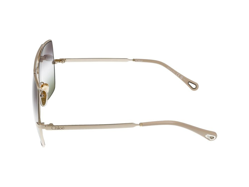 Chloé Sunglasses Ch0278s 002 Gold Gold Green 62/12/140