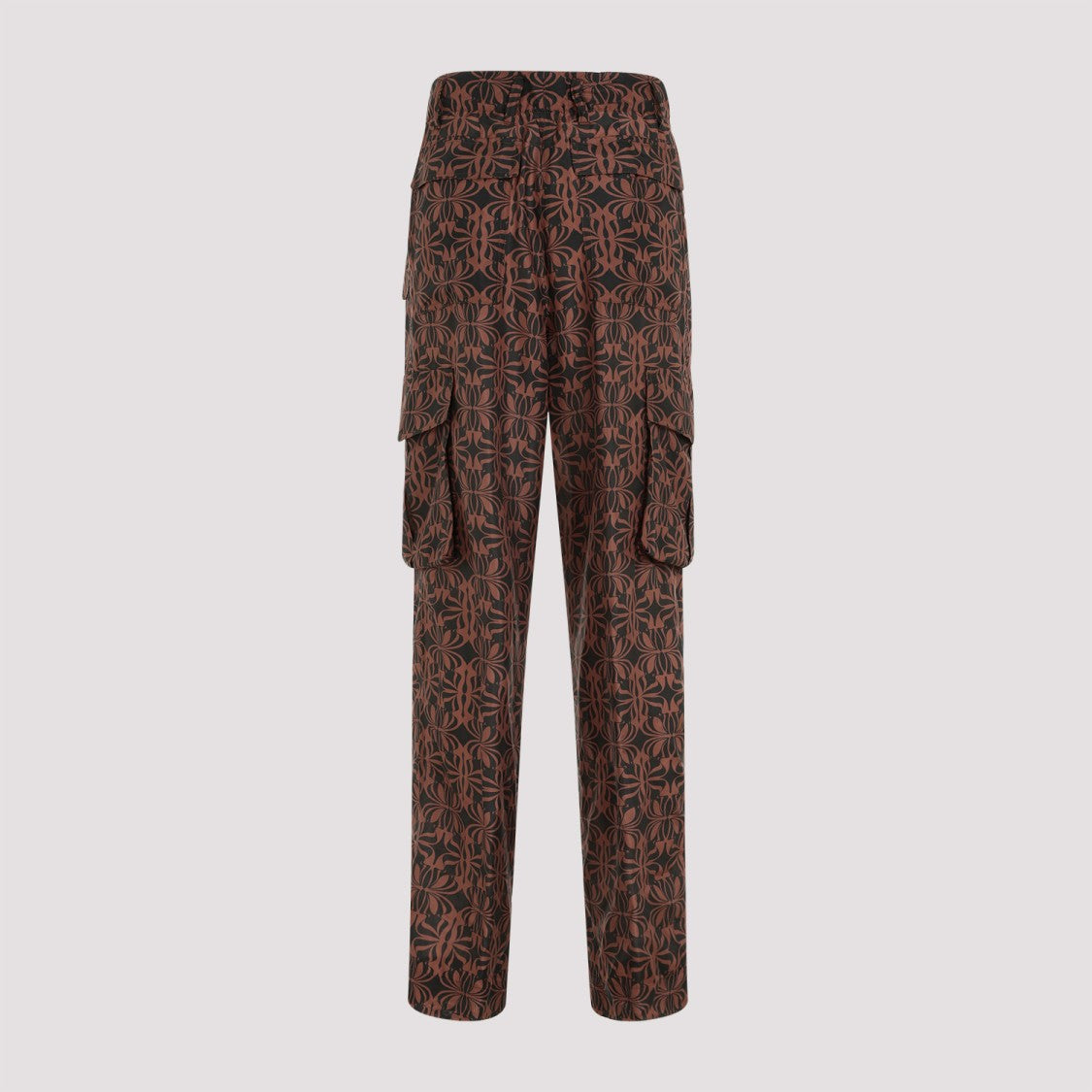 Dries Van Noten Polkar Black Silk Pants