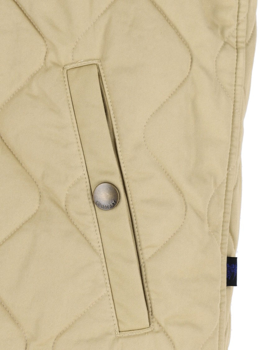 Burberry Quilted Vest – Beige