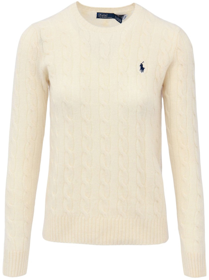 Polo Ralph Lauren Cable Knit Long Sleeve Pullover With Crew Neckline