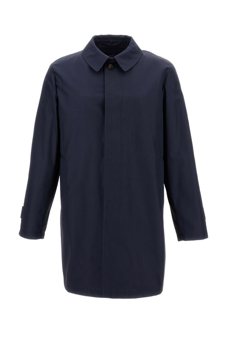 L'impermeabile Compact Cotton Canvas Raincoat
