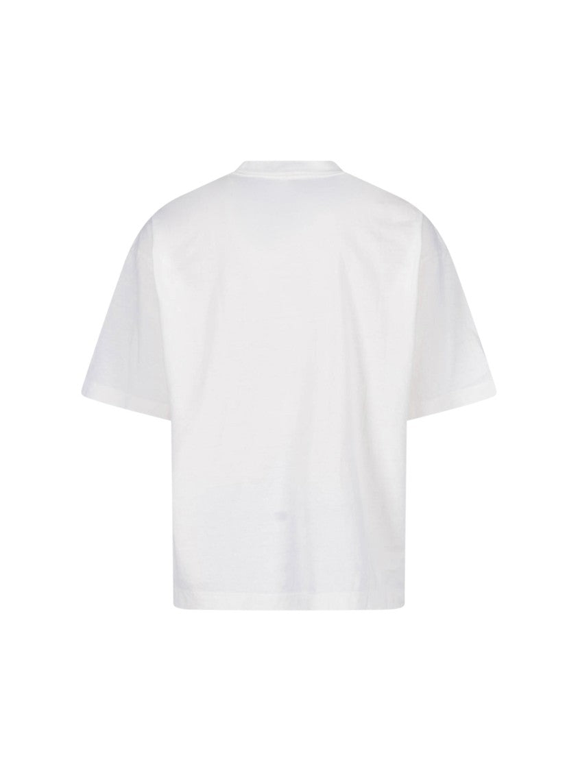 Maison Mihara Yasuhiro White Printed Cotton T-Shirt