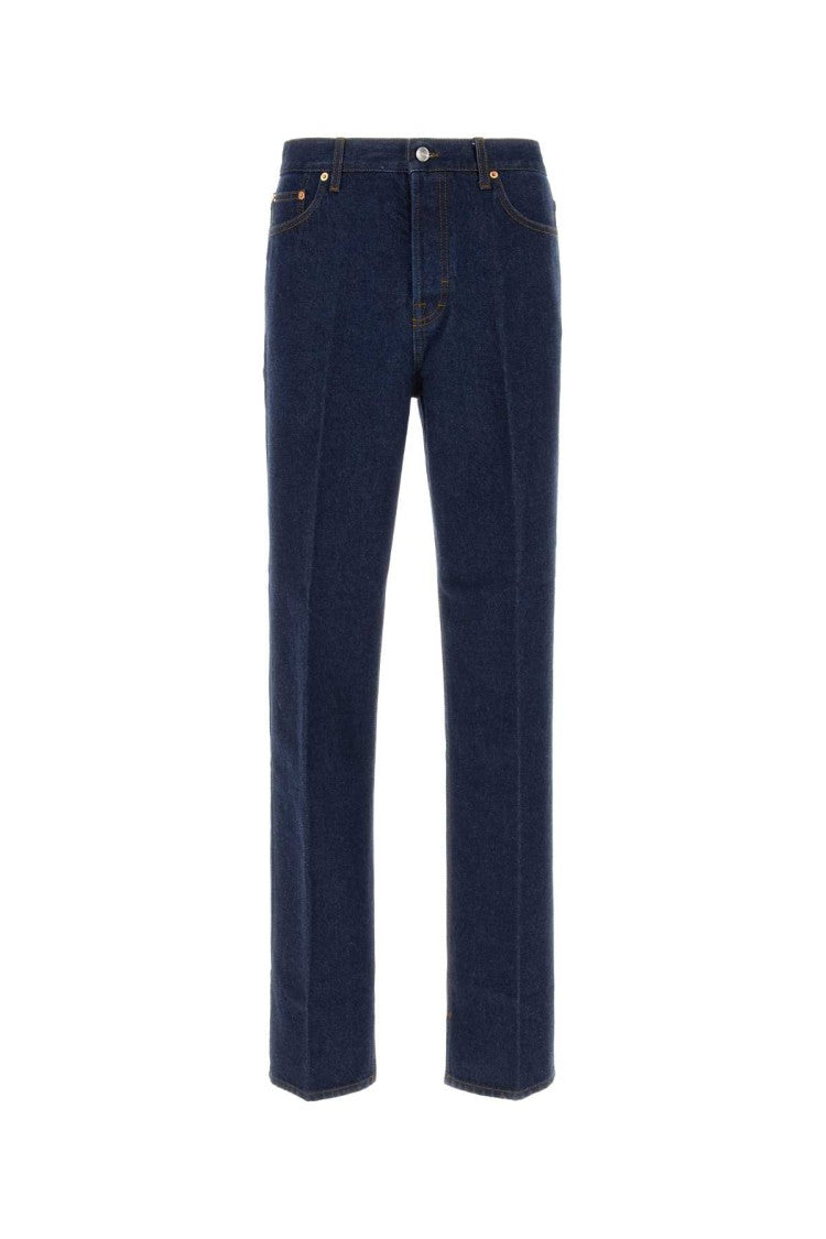 Gucci Classic Straight-Leg Dark Blue Denim Jeans