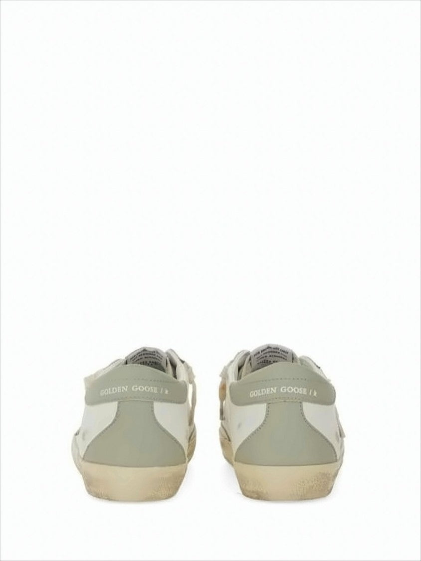 Golden Goose Distressed Low-Top Sneakers With Signature Star Detail