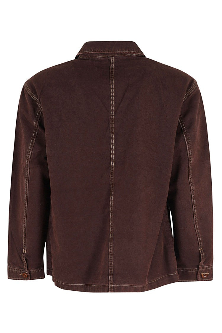 Dickies Bordeaux Cotton Holton Jacket With Classic Collar