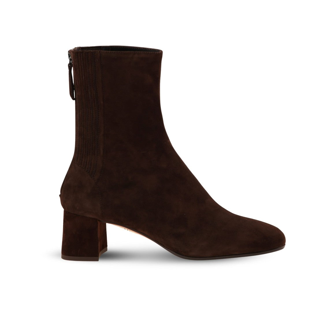 Aquazzura Block-Heel Zip Booties