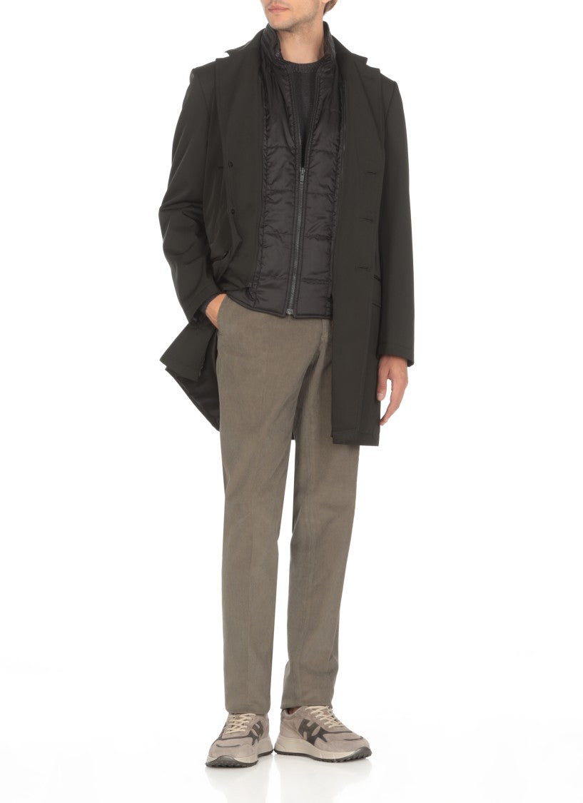 Fay Black Padded Coat