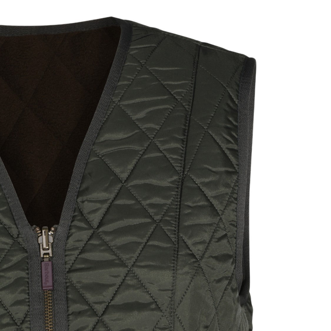 Barbour Diamond Quilted V-Neck Sleeveless Jacket
