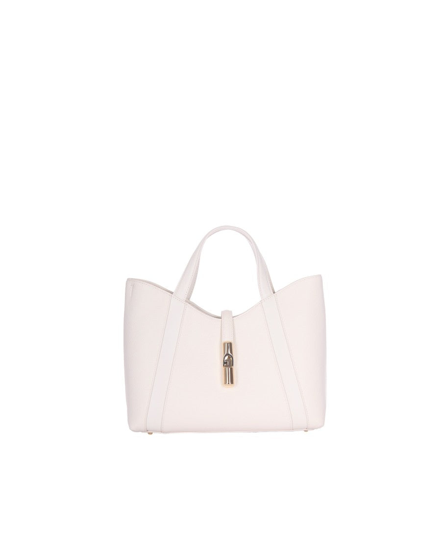 Furla Structured Pebbled Leather Tote