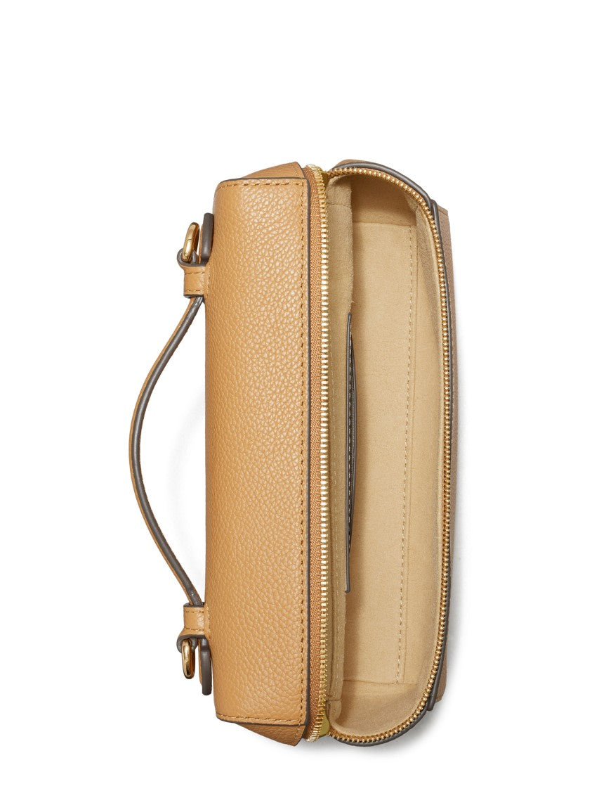 Tory Burch Romy Slim Top Handle Bag In Textured Leather
