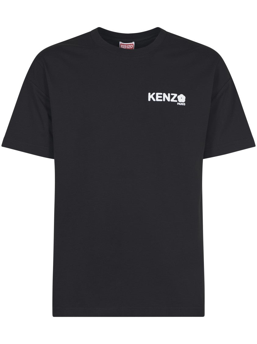 Kenzo Relaxed-Fit Cotton T-Shirt With Contrasting Logo Print