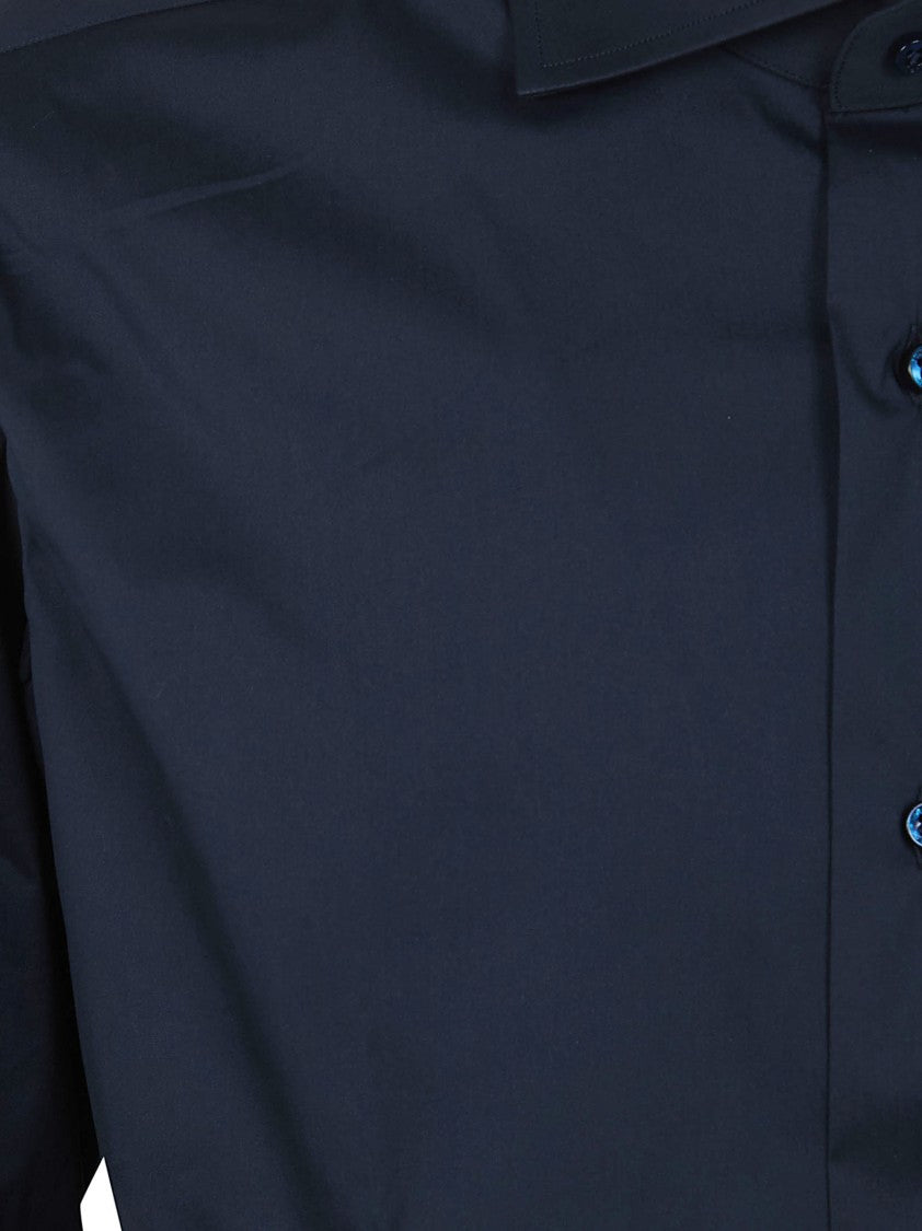 Barba Napoli Slightly Stretch Cotton Formal Shirt