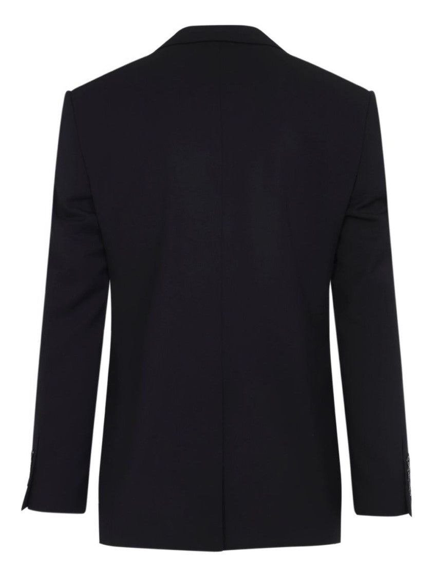 Balenciaga Sophisticated Wool Tailored Jacket With Classic Lapels