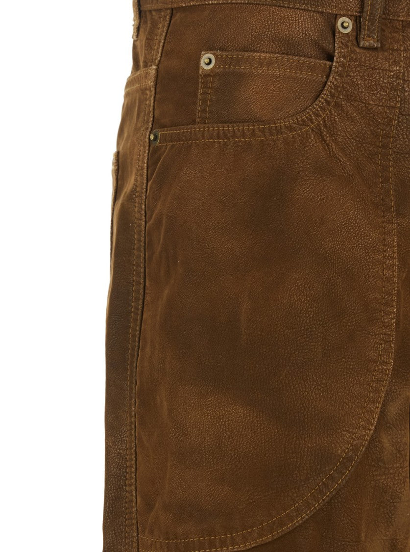 Isabel Marant Étoile Relaxed-Fit Brown Pants