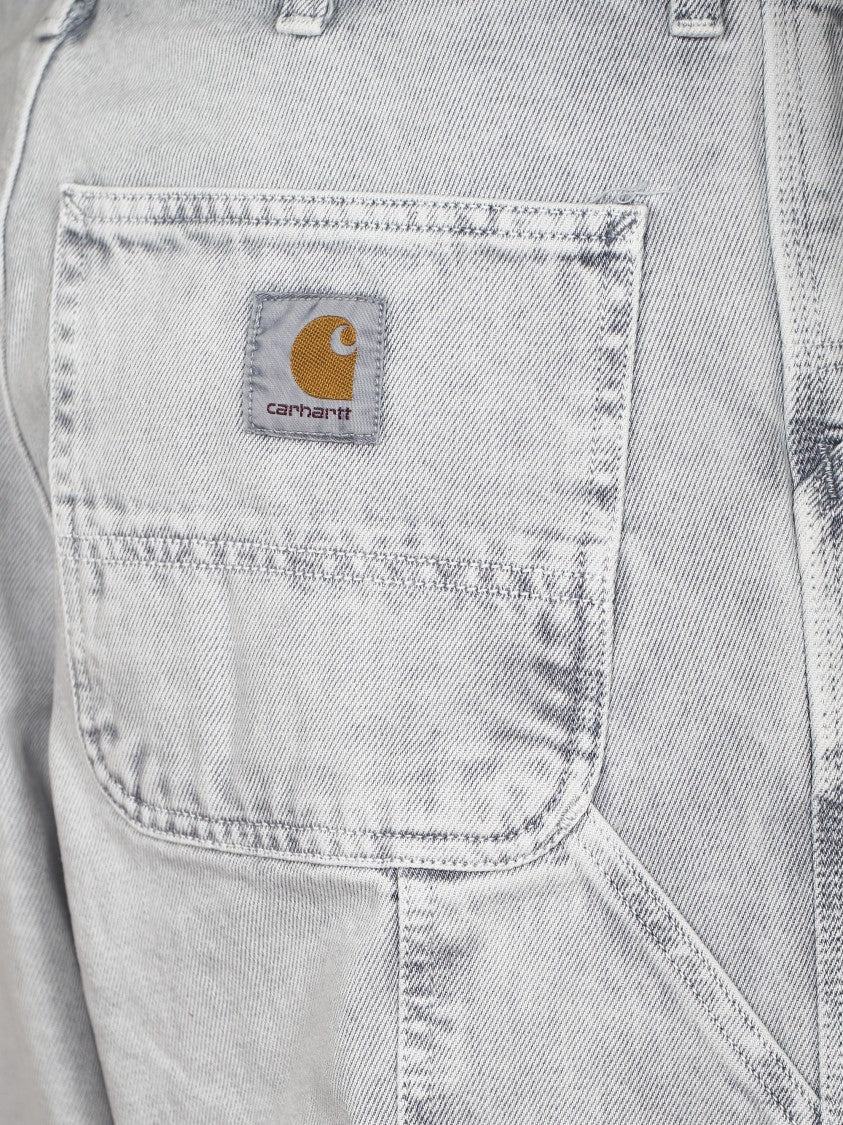 Carhartt Wip Relaxed Fit Straight Leg Cotton Denim Trousers
