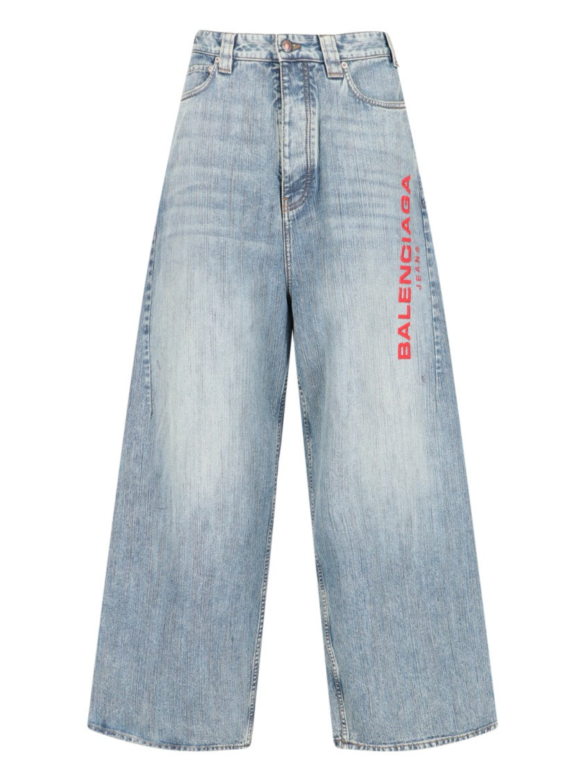 Balenciaga Baggy Jeans – Light Blue