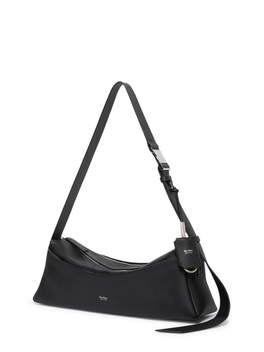 Max Mara Elongated Shoulder Bag In Smooth Calf Leather