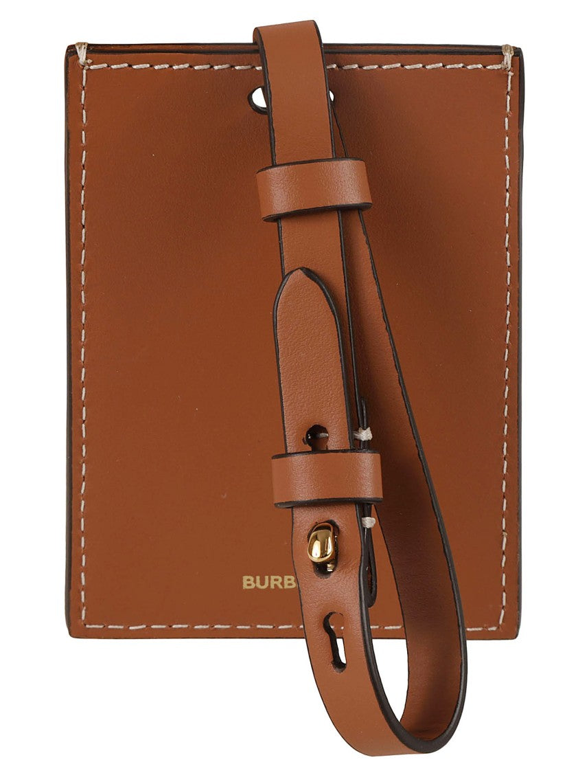 Burberry Beige Check Pattern Wallet