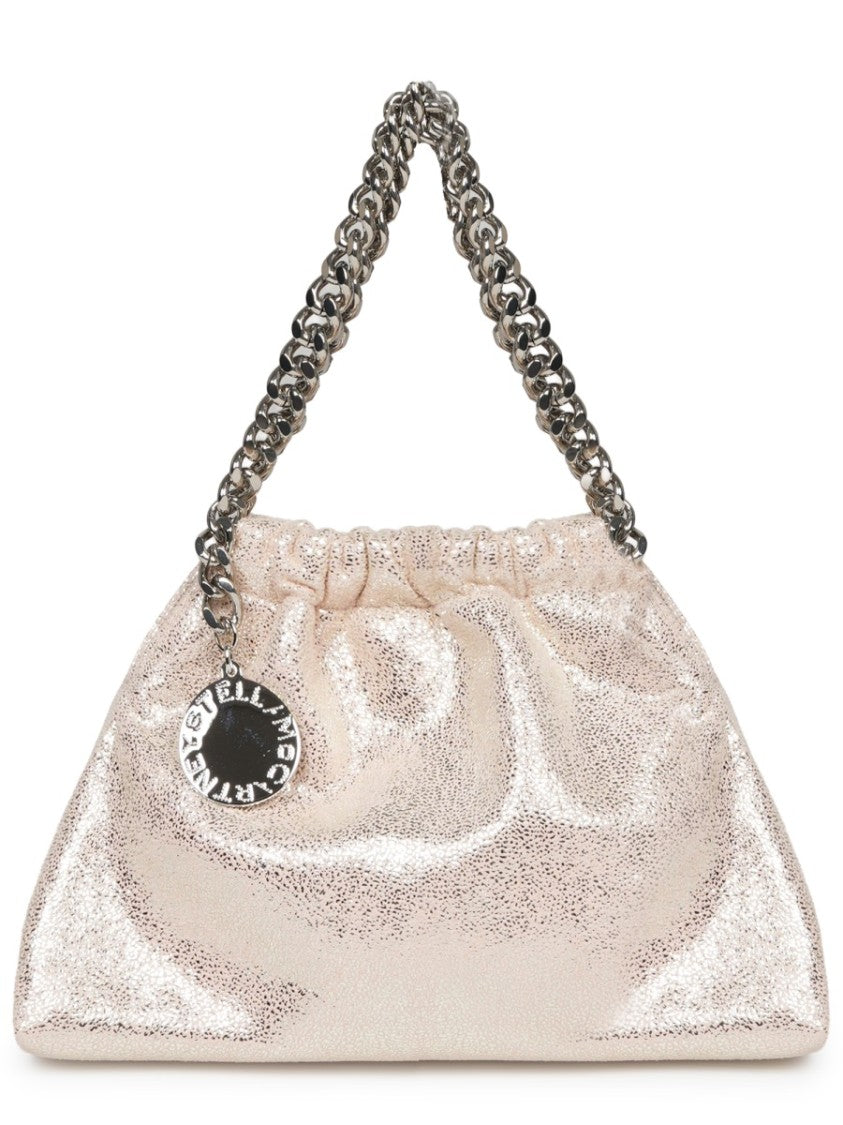 Stella Mccartney Falabella Mini Soft-Structured Bag With Metallic Chain Handle