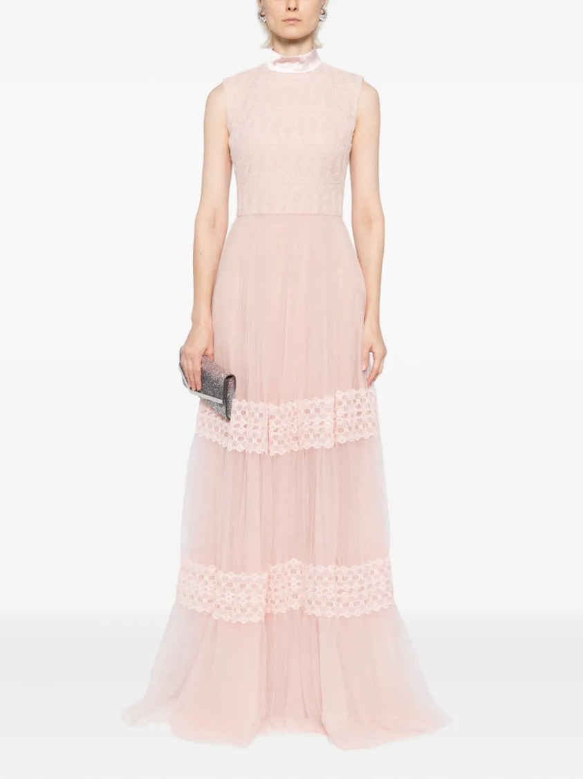 Saiid Kobeisy Lace Long Dress