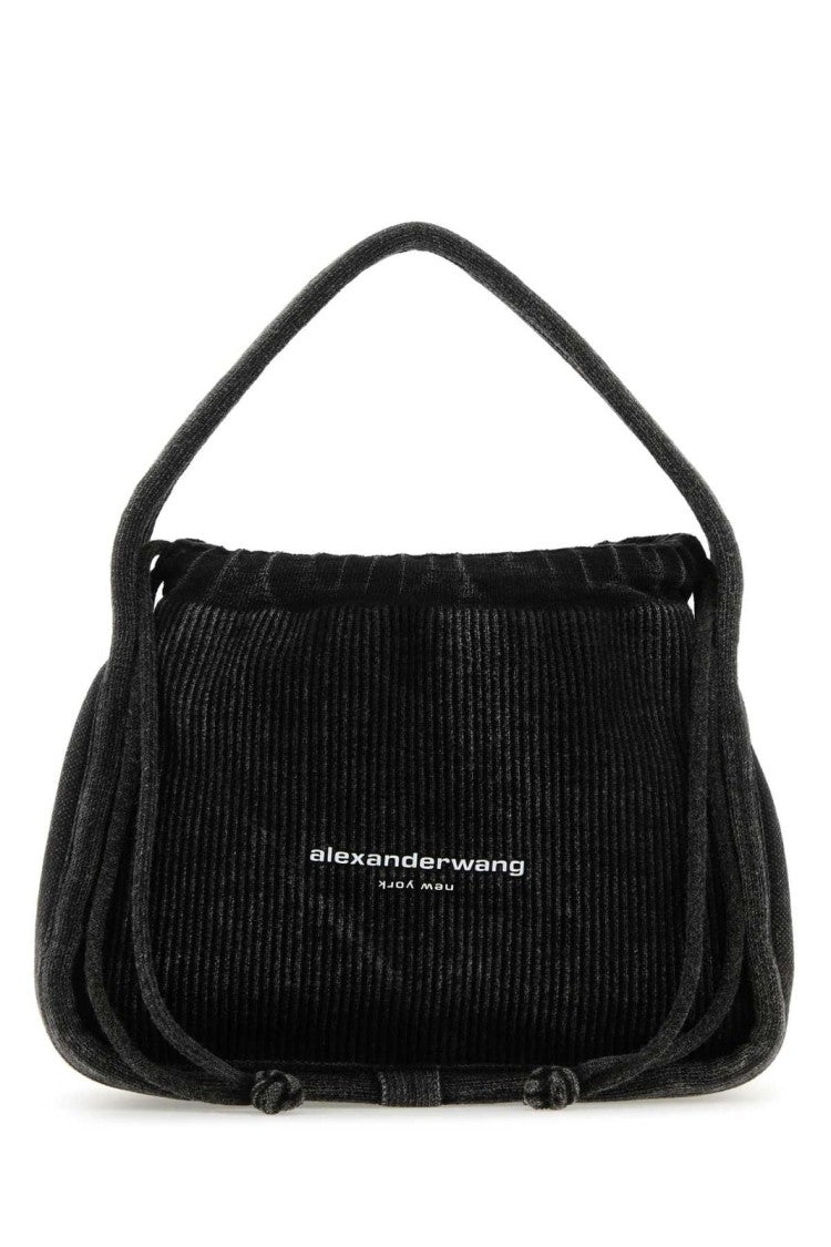 Alexander Wang Structured Minimalist Black Handbag