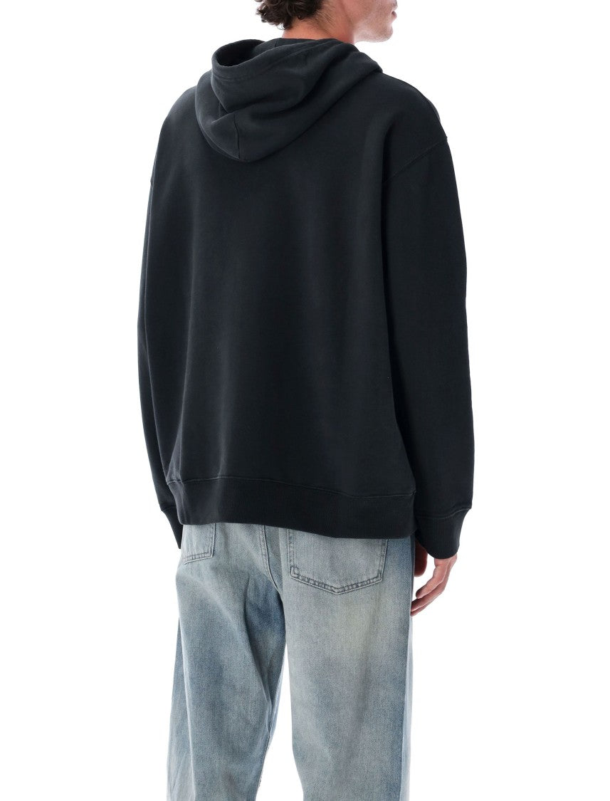 Mm6 By Maison Margiela Mm6 Cotton Hoodie With Tonal Numeric Logo