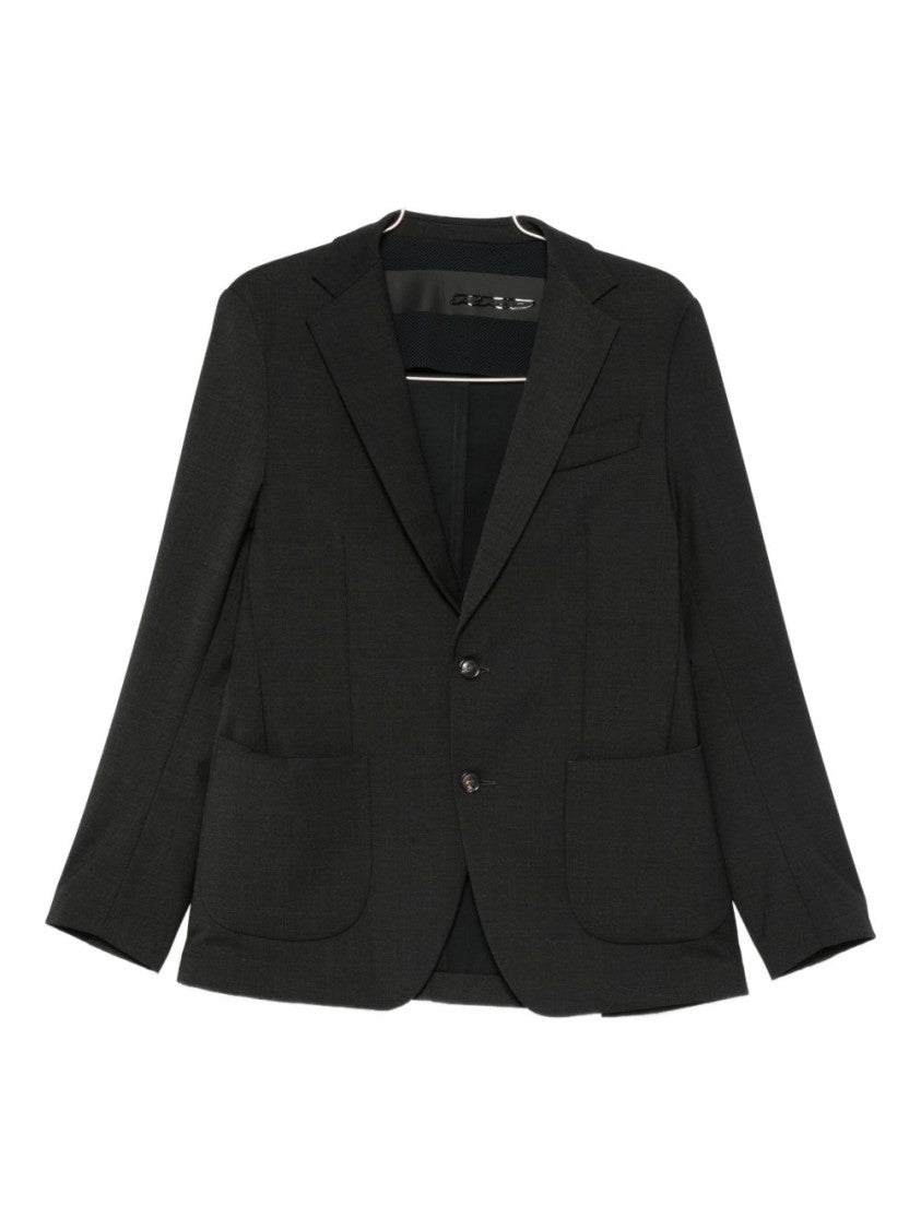 Rrd Minimalist Black Jacket With Fitted Silhouette