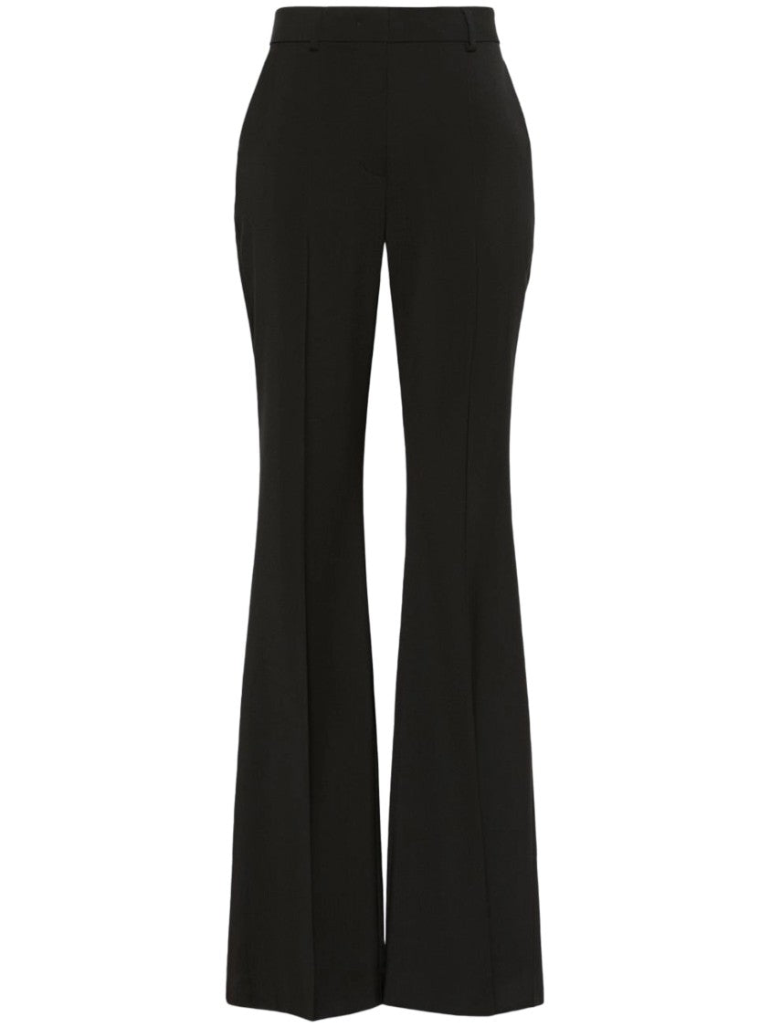 Sportmax Tailored Wide Leg Trousers With High Waist And Structured Crease