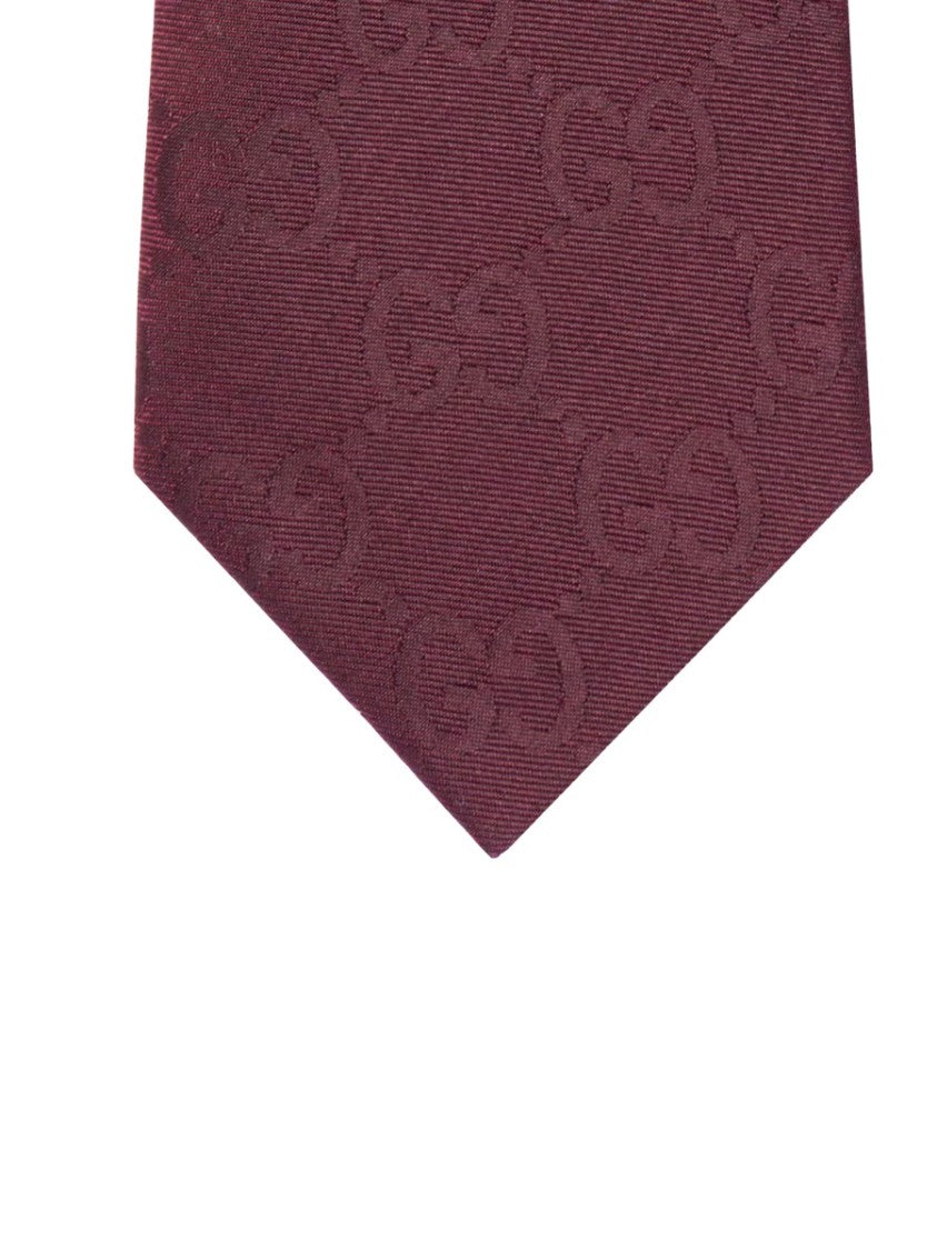 Gucci Interlocking Double G Cotton-Silk Tie