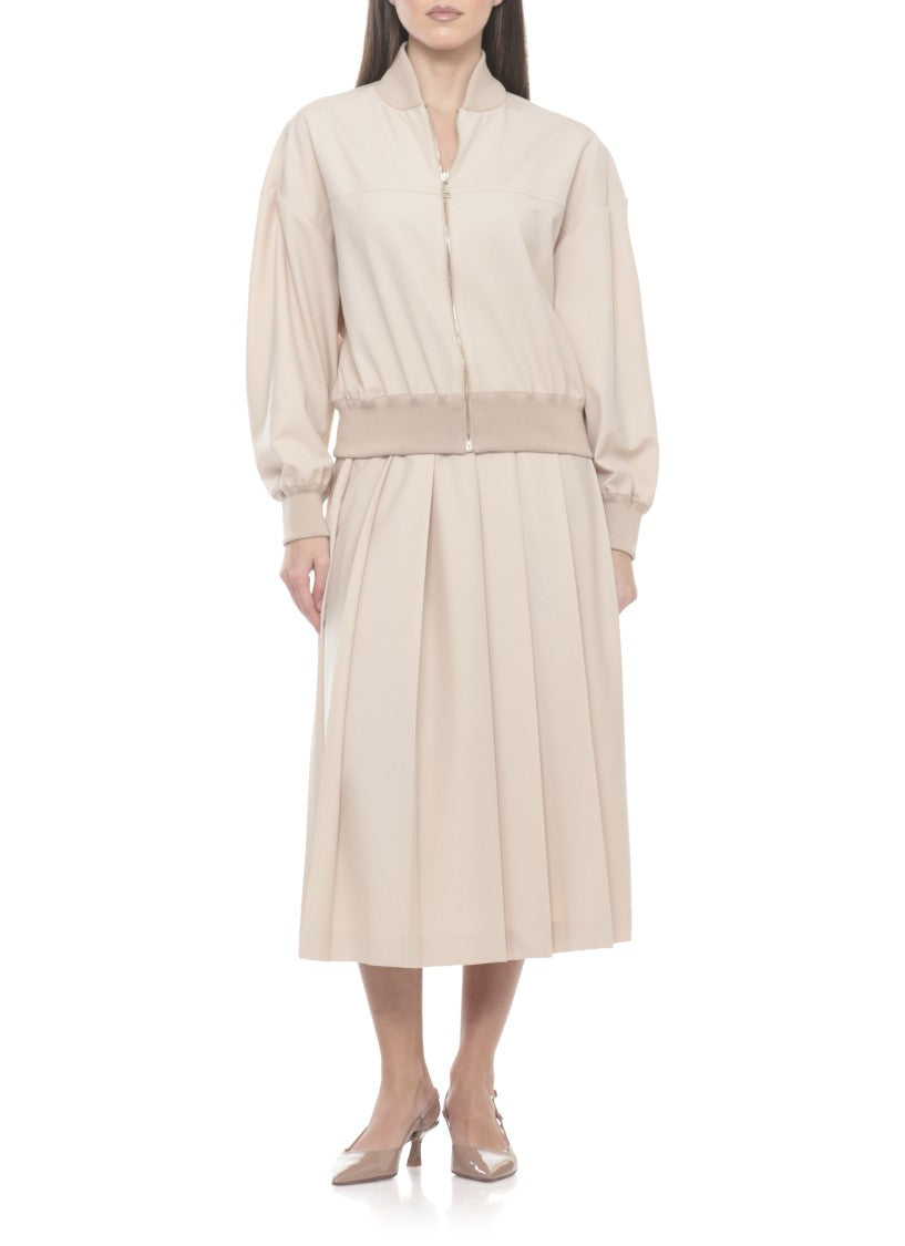 Fabiana Filippi Lightpoint Detail Bomber Jacket