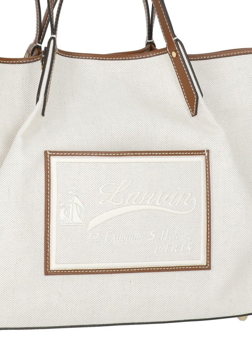 Lanvin Concerto Arpege Shoulder Bag With Leather Clutch
