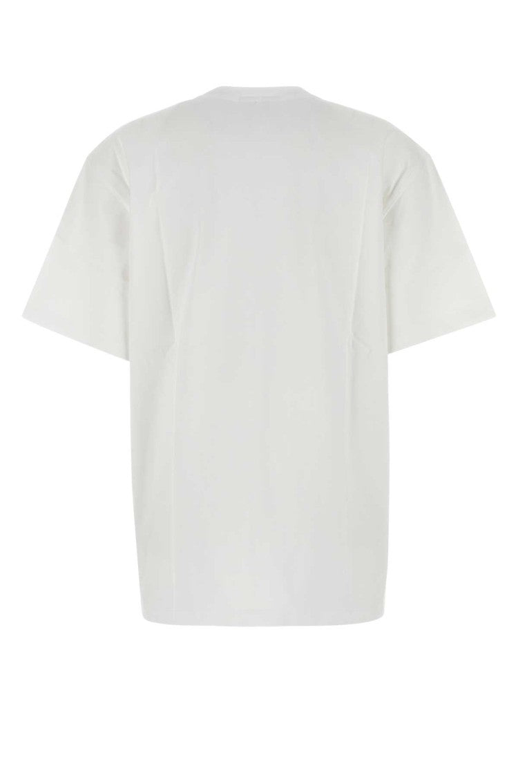 Ganni White Cotton T-Shirt