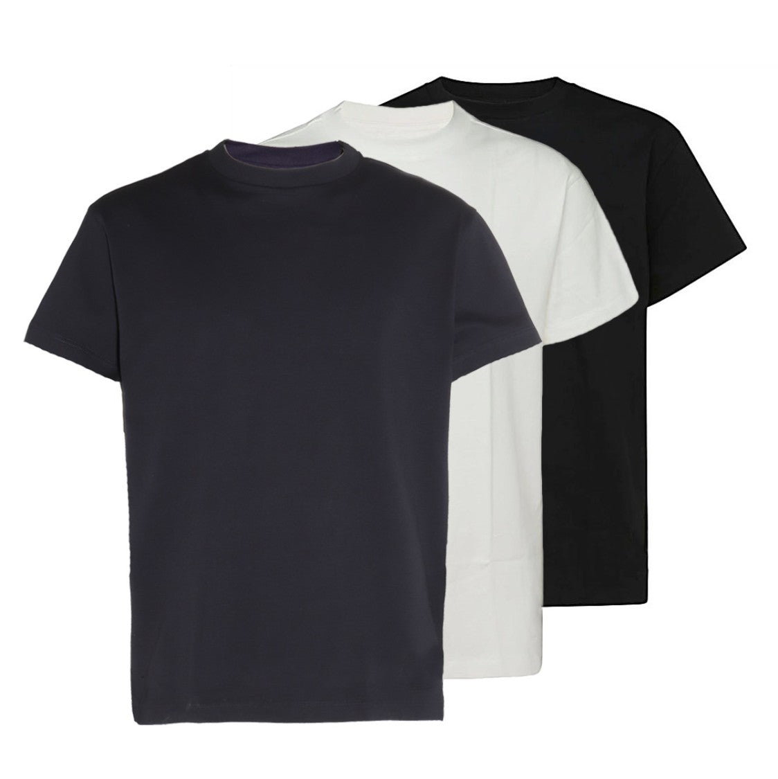 Jil Sander Black Cotton Crew Neckline T-Shirt