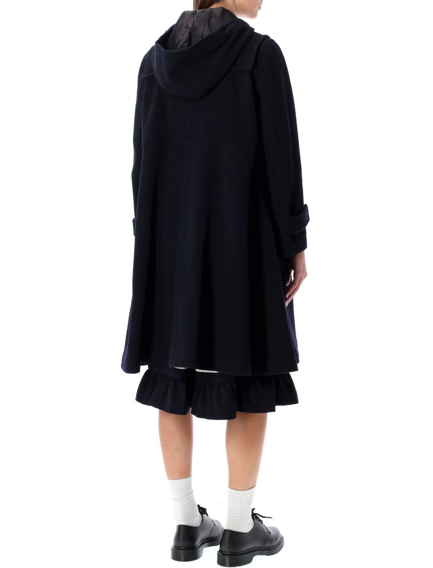 Comme Des Garçons Girl Wool Duffle Hooded Coat