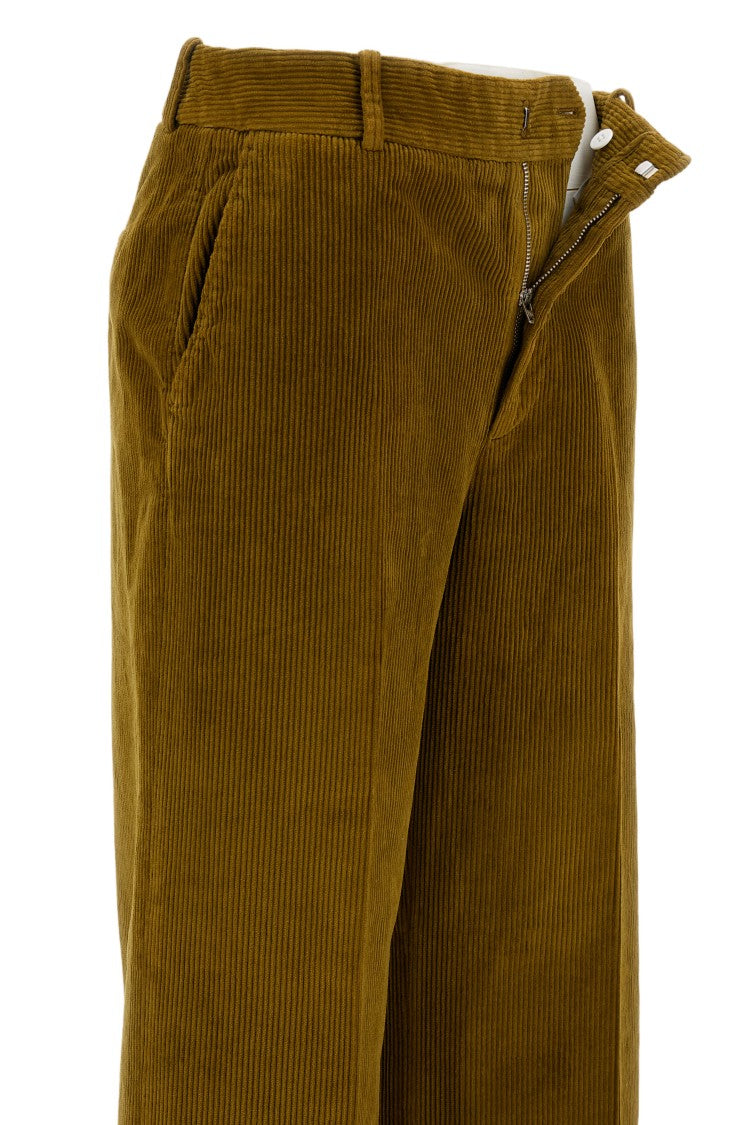 Cellar Door Tailored Brown Trousers With Clean Silhouette