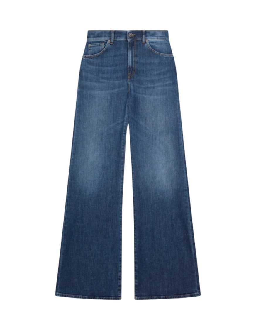 Dondup Five-Pocket Wide-Leg Jeans