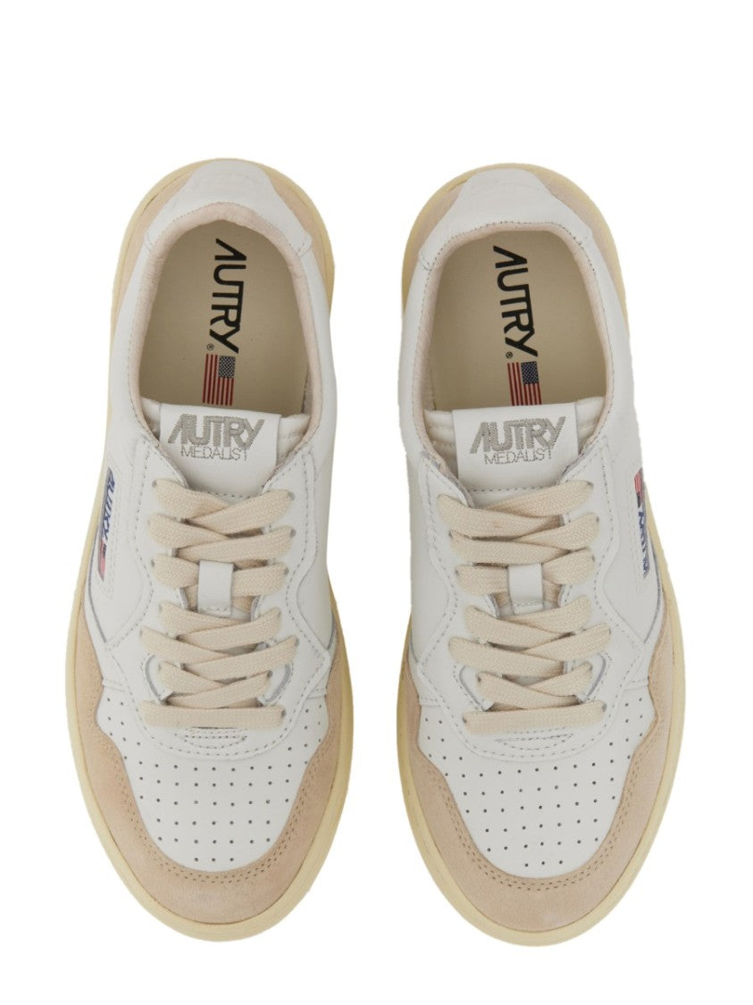 Autry Medalist Low Suede Leather Low-Top Sneakers