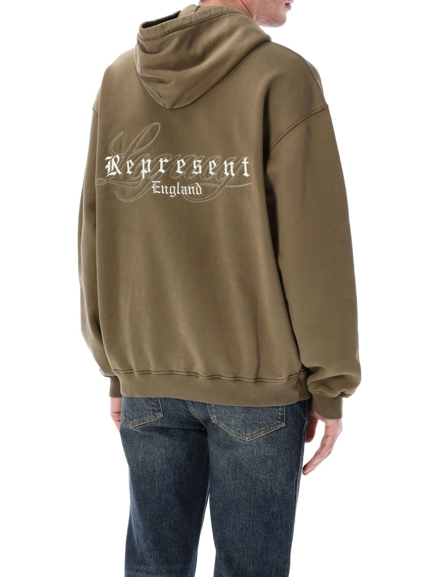 Represent England Legacy Oversized Cotton Hoodie