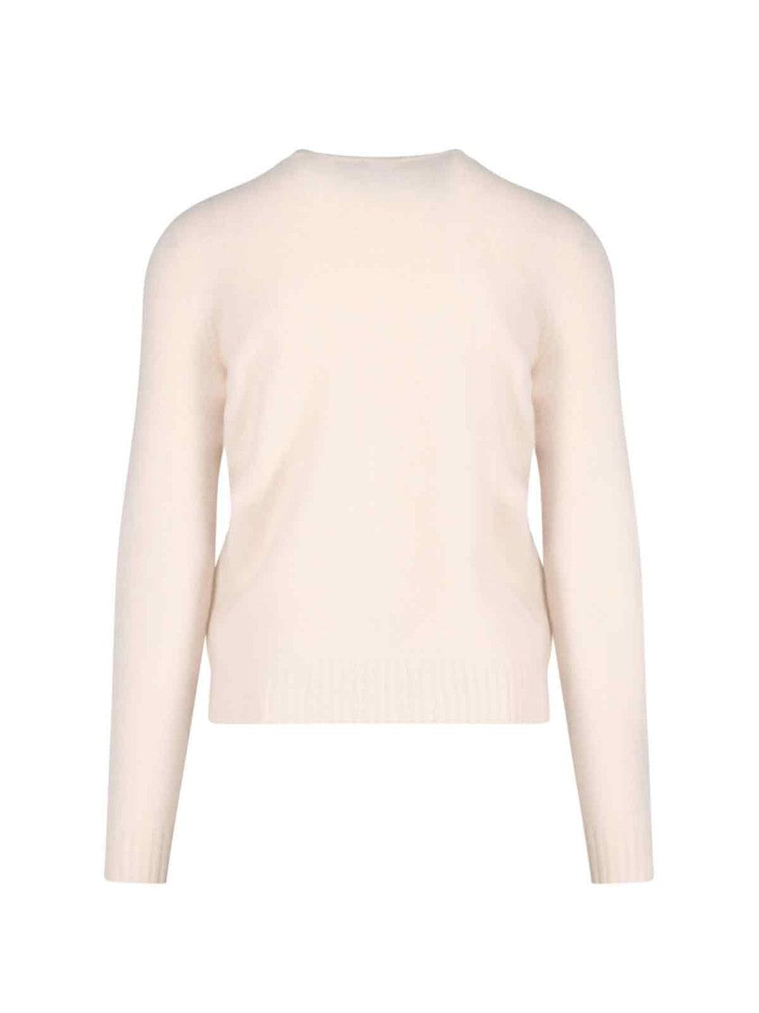 Drumohr Basic Sweater In Pink Wool Light Shade