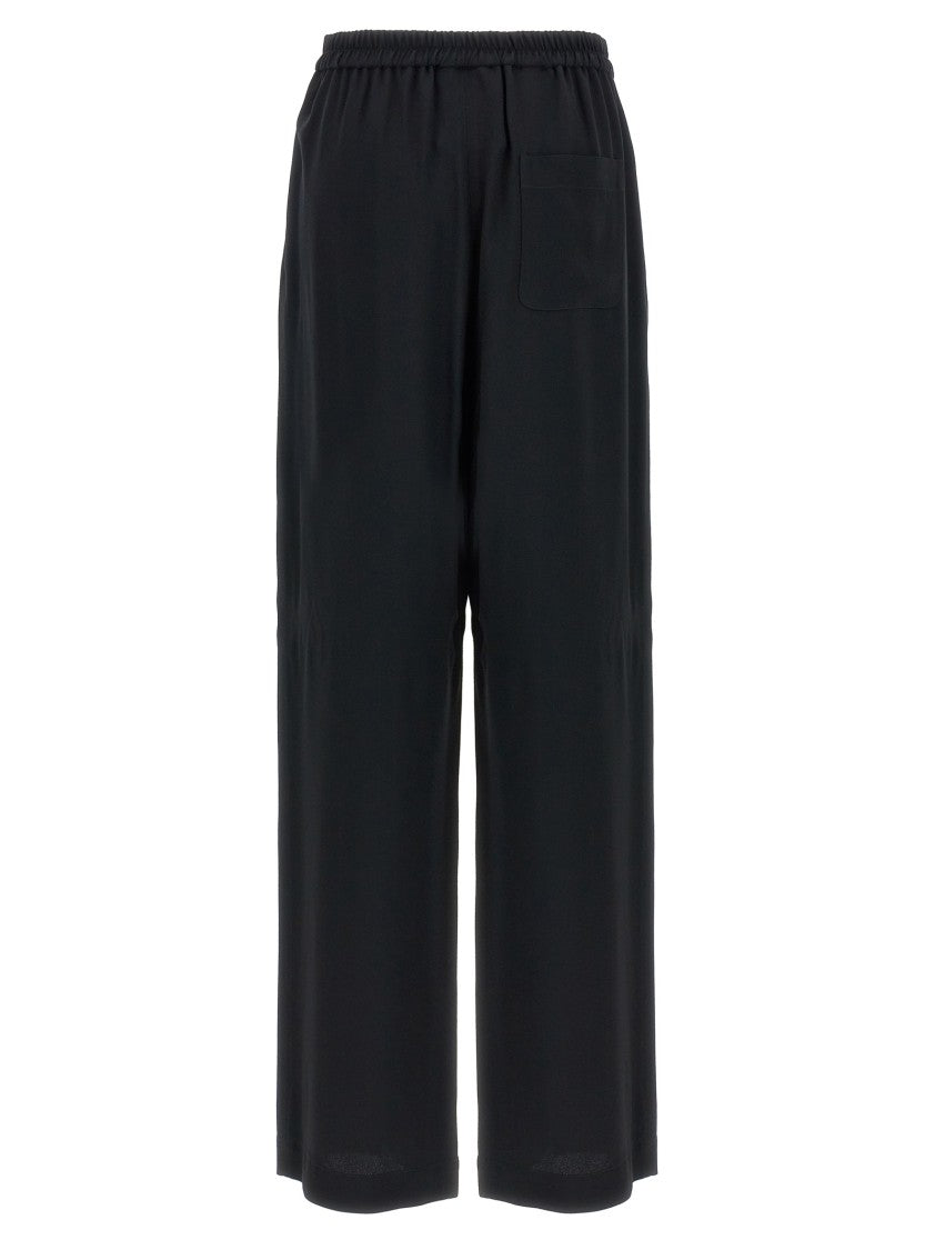 Moschino Wide-Leg Acetate Blend Trousers With Comfort