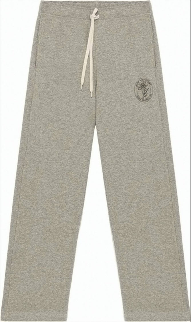 Autry Soft Cotton Straight-Cut Sweatpants With Drawstring Waist