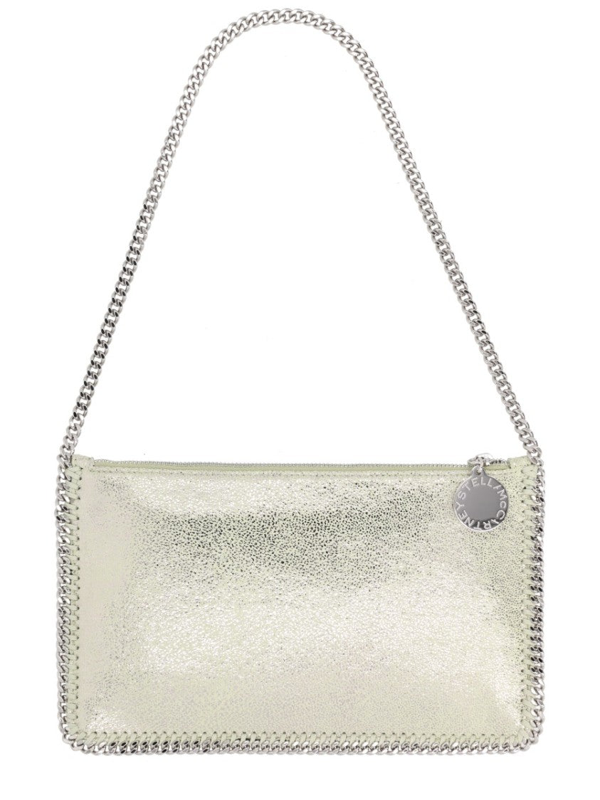 Stella Mccartney Falabella Metallic Shimmering Shoulder Bag