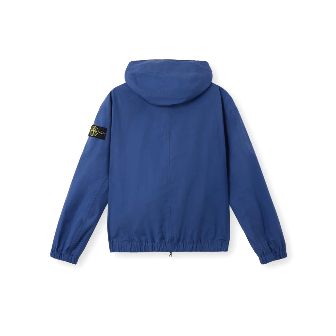 Stone Island Relaxed-Fit Blue Hooded Jacket With Functional Details
