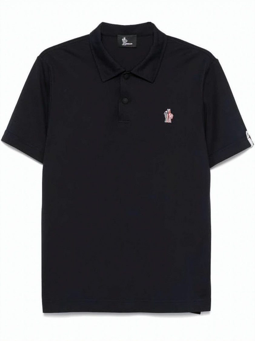 Moncler Short-Sleeved Polo Shirt With Classic Collar